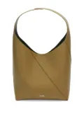 Jil Sander medium Vertigo leather shoulder bag - Green