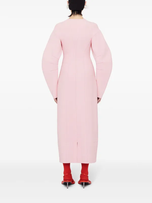Jil Sander パフスリーブ ドレス | ピンク | FARFETCH JP