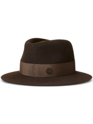 美品　MAISON MICHEL ベージュハット Mサイズ MAISON MICHEL（メゾンミッシェル）ハット 黒 サイズ:M