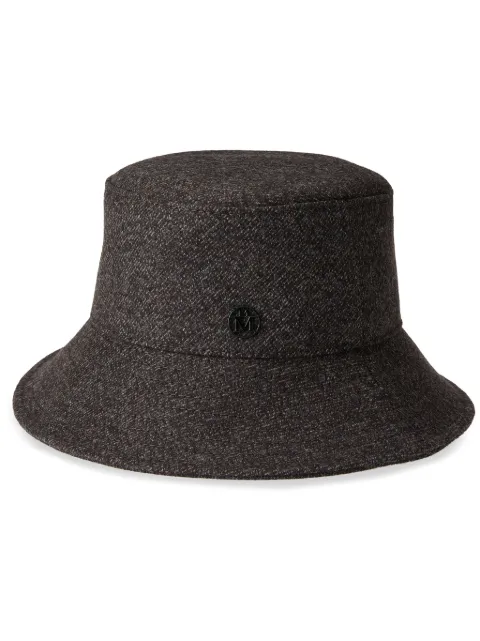 Maison Michel Angele appliqué-logo bucket hat
