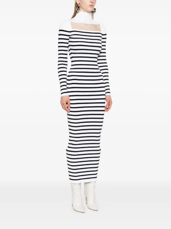 chinese dress ladies INES MAXI DRESS STRIPE