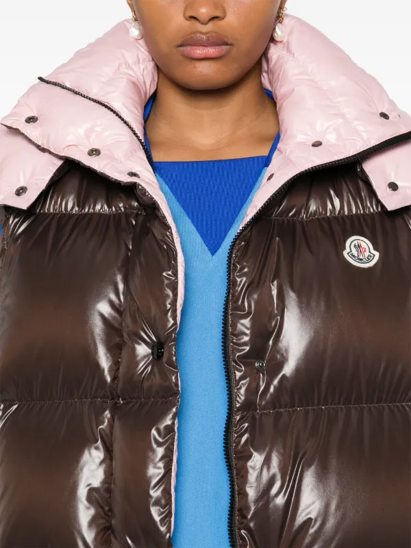Moncler Luzule Vest | Brown | FARFETCH GE