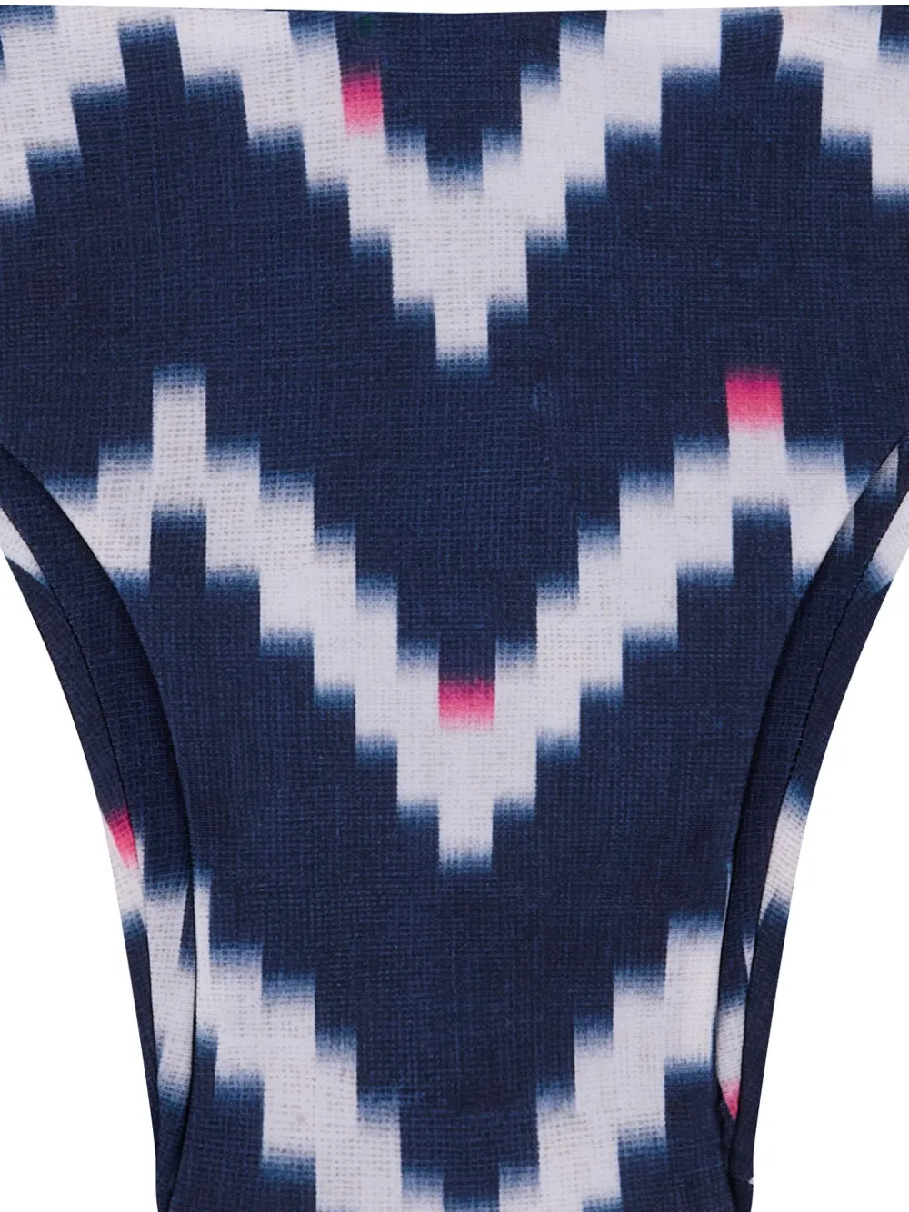 Lenny Niemeyer Bikinislip met chevron streep - Blauw