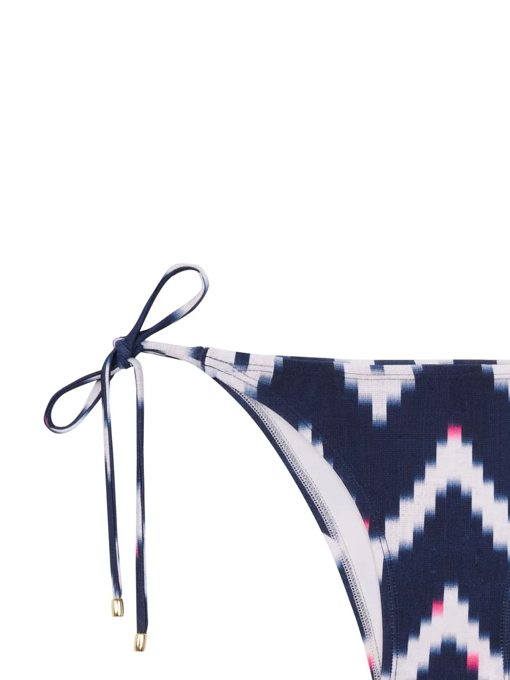 Lenny Niemeyer Bikinislip met chevron streep - Blauw