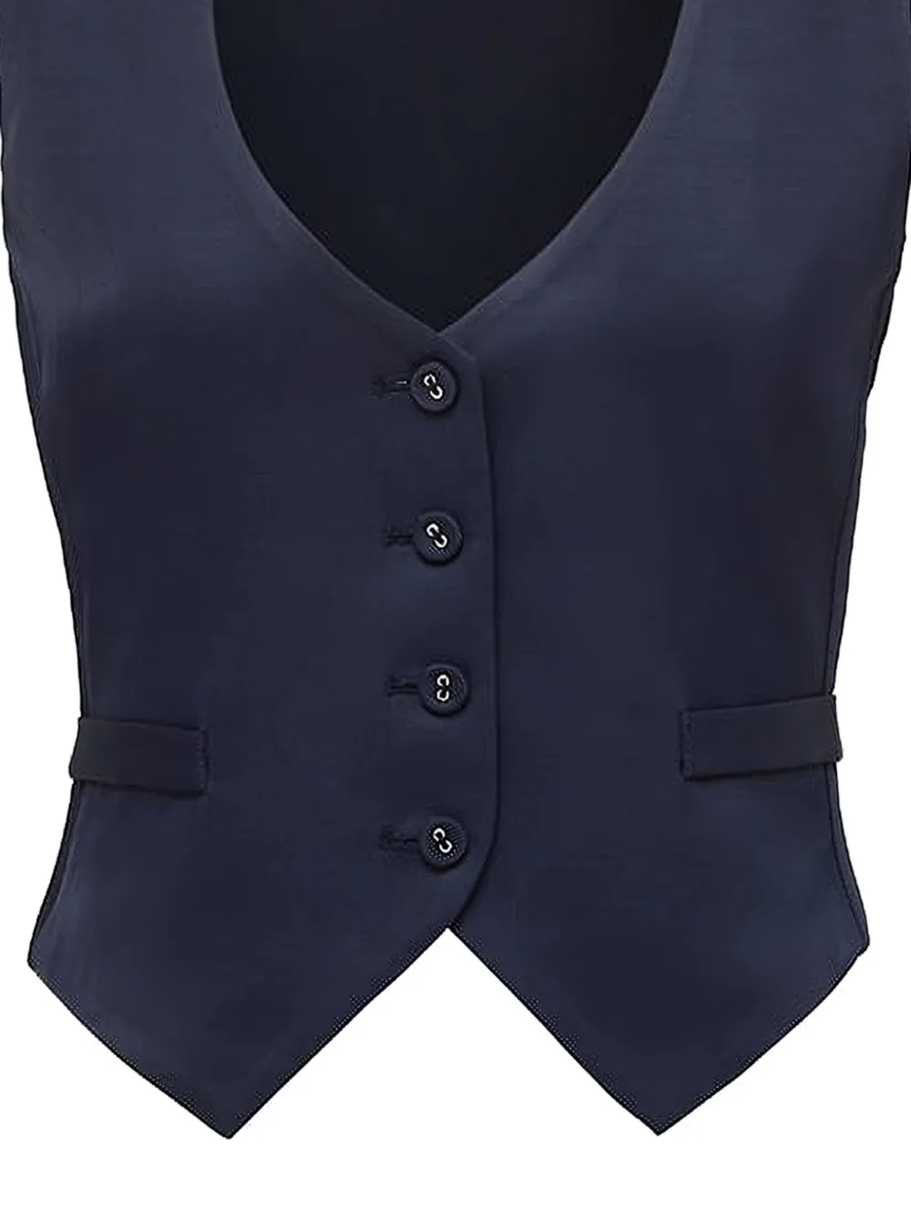 TWP Katherine button-fastening V-neck vest | Vests & Tank Tops | Image 2