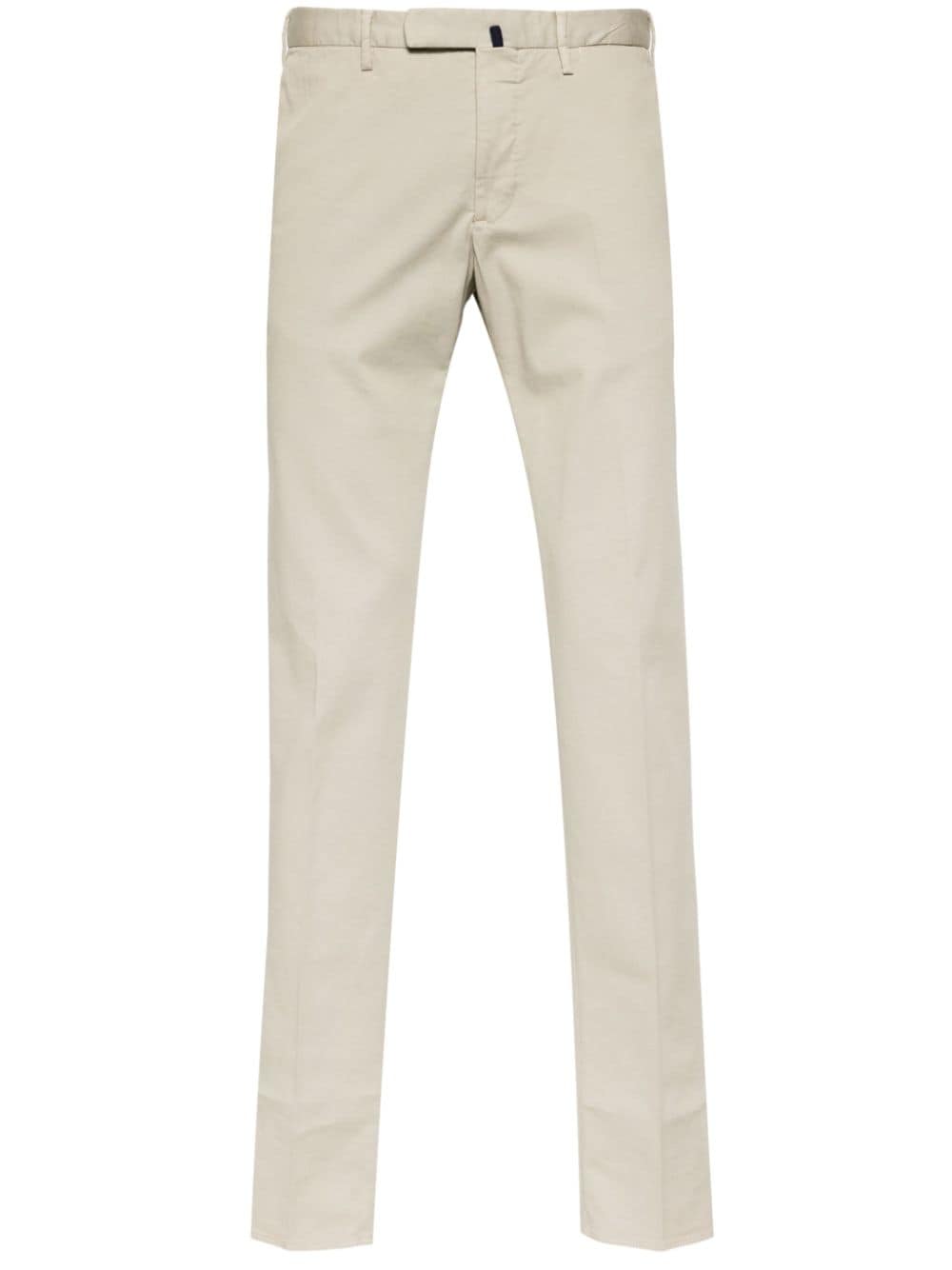 Incotex Pressed-crease Trousers In Neutrals