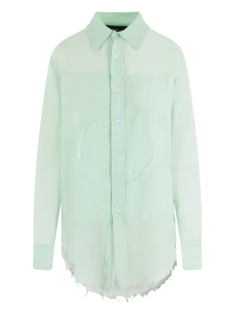 Edward Cuming frayed-edge button-down shirt 