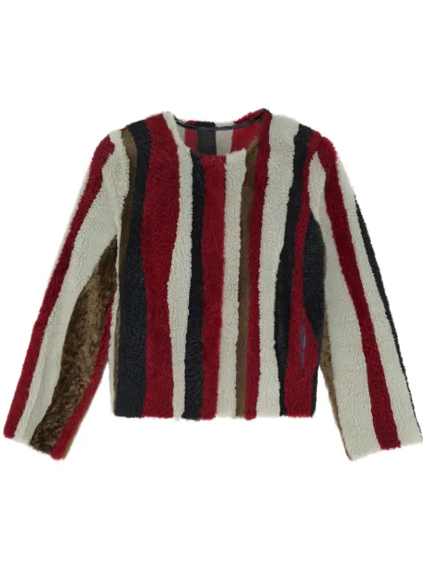 Yves Salomon wave-pattern jacket 