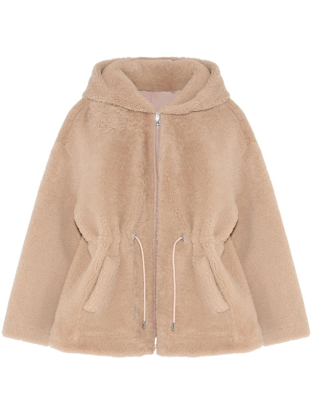 Yves Salomon Jack met trekkoordtaille Beige