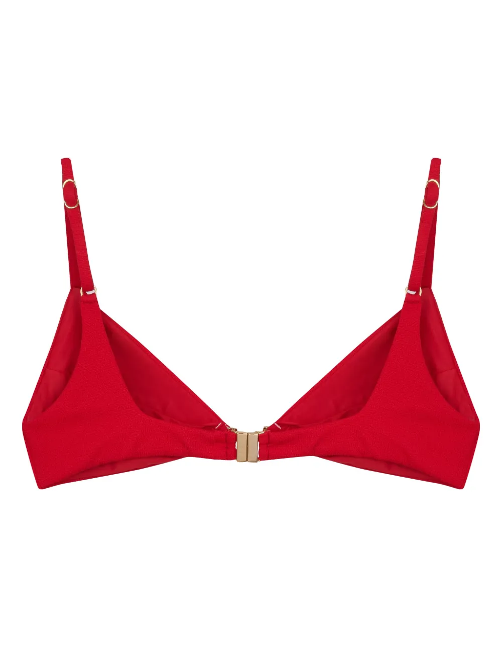 Lenny Niemeyer Triangel bikinitop met horsebit detail - Rood