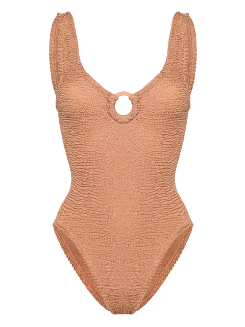 Hunza G Celine shirred swimsuit