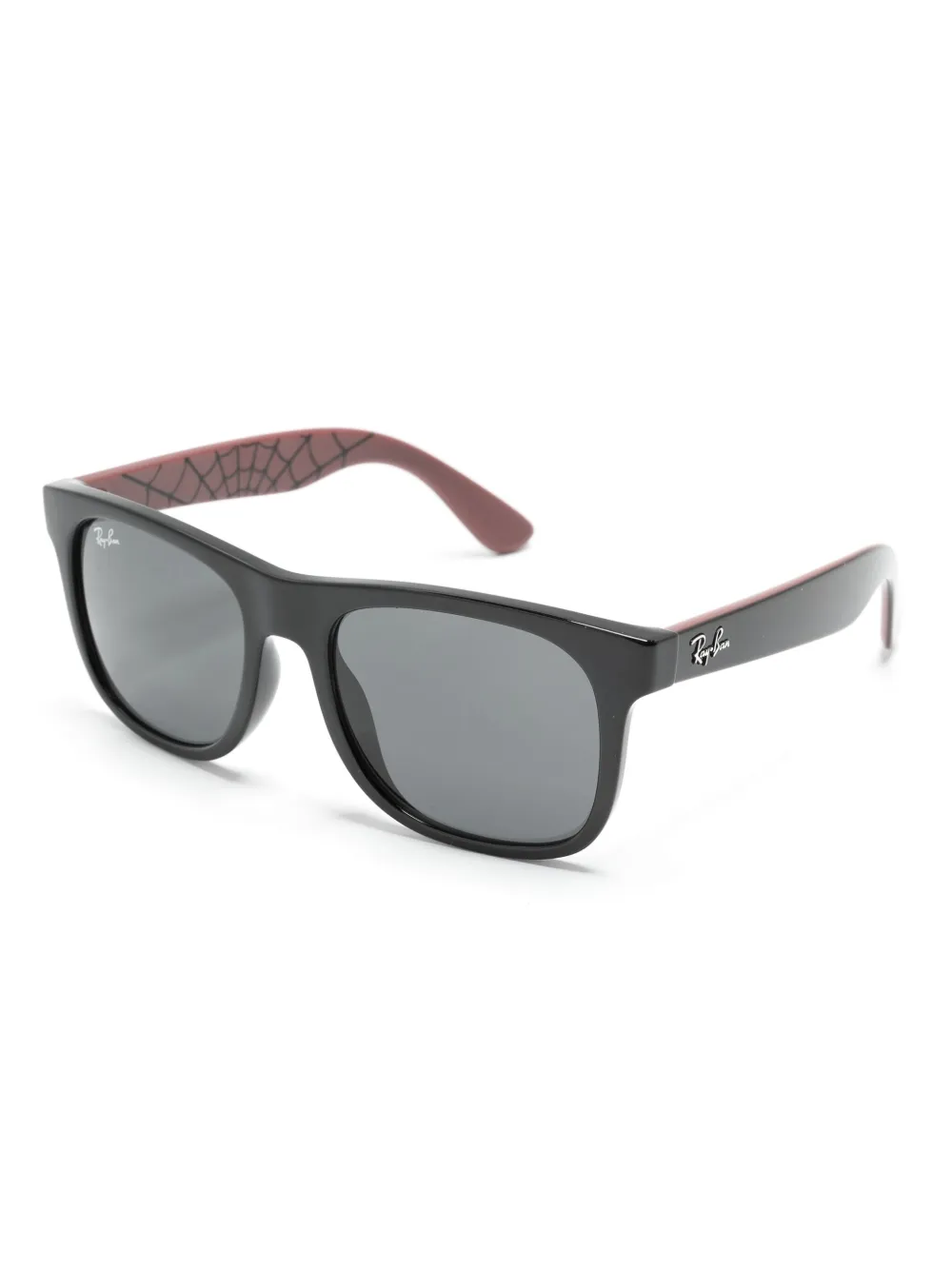 RAY-BAN JUNIOR Justin RJ zonnebril met vierkant montuur Zwart
