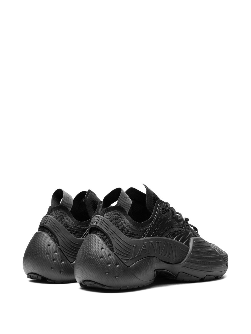 Shop Lanvin Flash-x "black/black" Sneakers