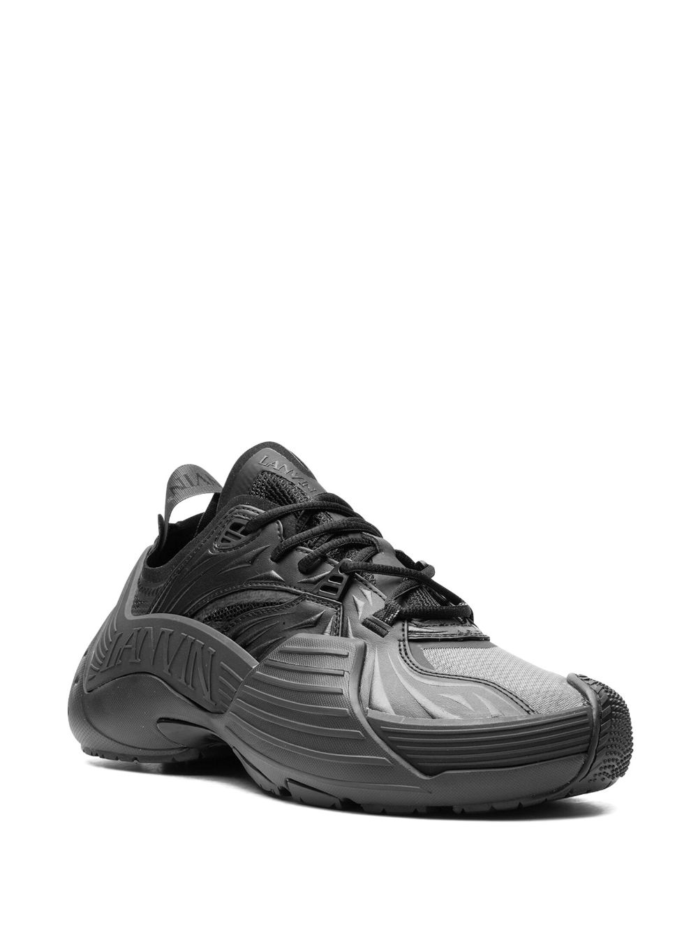 Shop Lanvin Flash-x "black/black" Sneakers