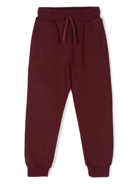 Dolce & Gabbana Kids logo-patch cotton track pants