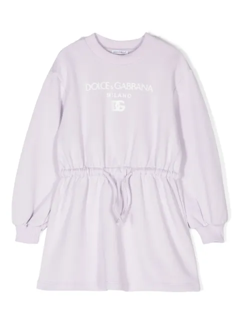 Dolce & Gabbana Kids logo-print dress