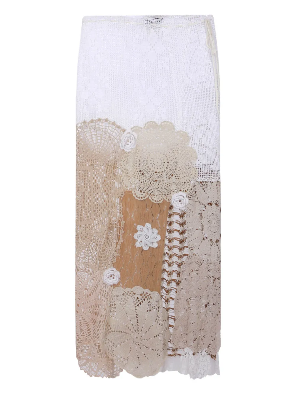 Marco Rambaldi falda con aplique de crochet | blanco | Image 1