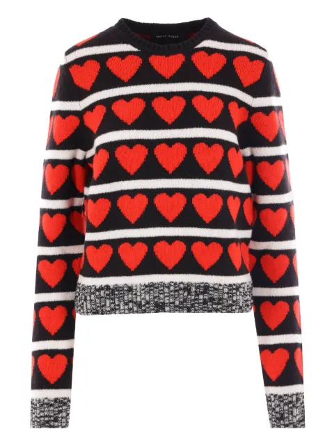 MERYLL ROGGE heart motif knit sweater 