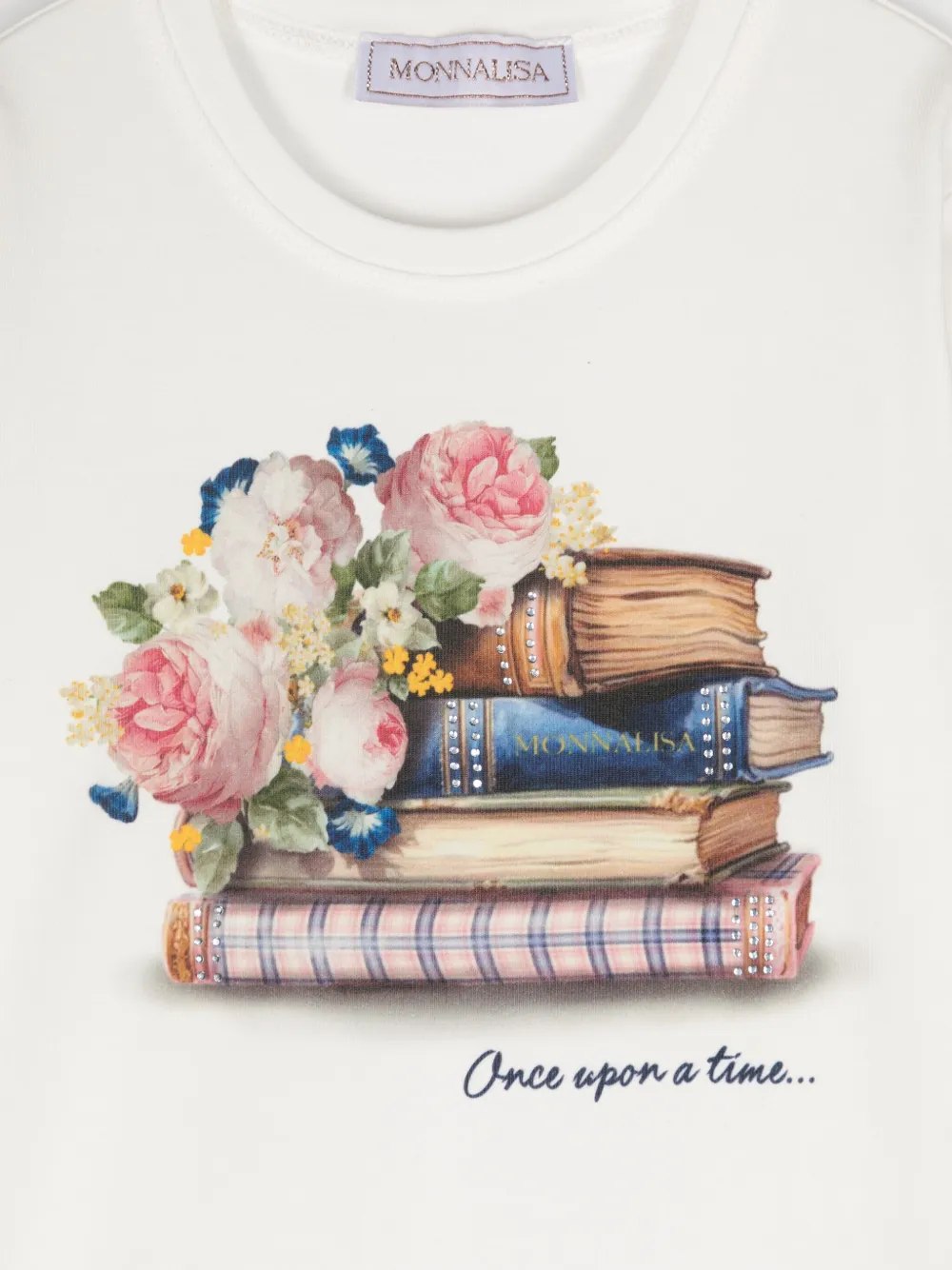 Monnalisa T-shirt met print Wit