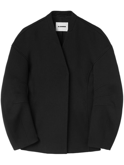 Jil Sander veste à col contrastant