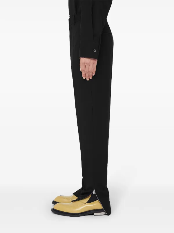 ジルサンダー  テーパードパンツ Jil Sander テーパードパンツ | ブラック | FARFETCH JP