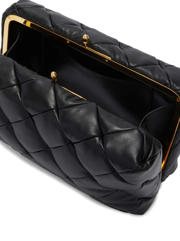 Jil Sander Goji Pillow Medium Clutch Bag | Black | FARFETCH Jil Sander Goji Pillow Medium Clutch Bag | Black | FARFETCH