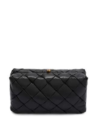 Jil Sander Goji Pillow ミディアム レザークラッチ(SALE!) Jil Sander Goji Pillow Leather Shoulder Bag | Red | FARFETCH