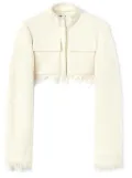 Jil Sander cropped jacket - White