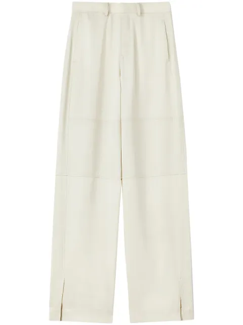 Jil Sander pantalon de tailleur fendu