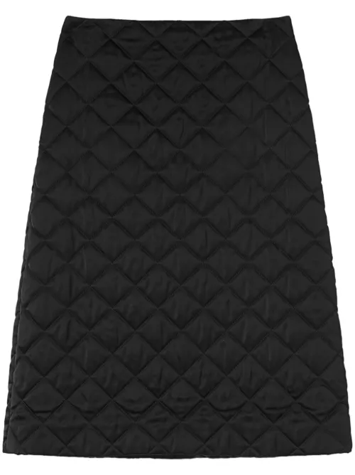 Jupe trapèze à design matelassé - Jil Sander - Modalova