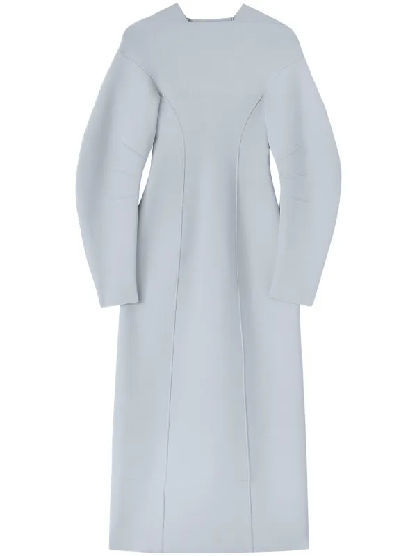 Jil Sander ロングスリーブ ドレス | グレー | FARFETCH JP