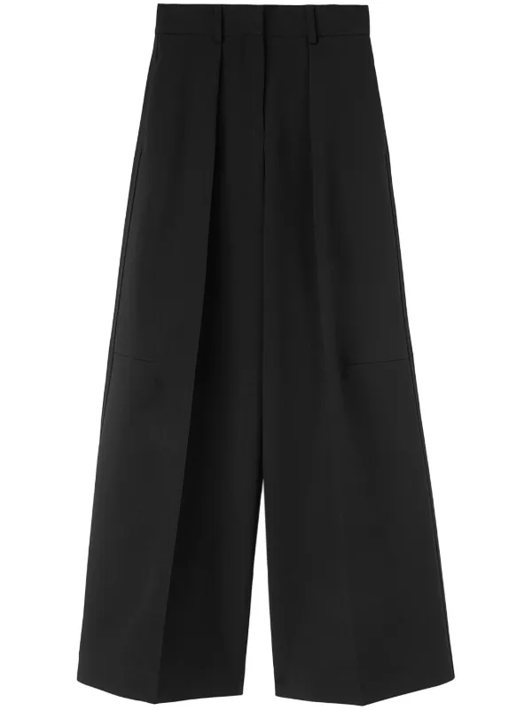 Jil Sander テーラード ワイドパンツ | ブラック | FARFETCH JP