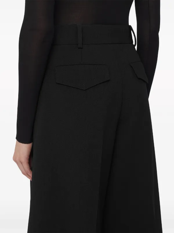 Jil Sander テーラード ワイドパンツ | ブラック | FARFETCH JP