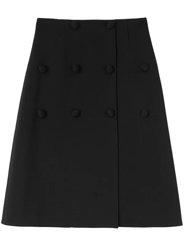 Jil Sander Aラインスカート | ブラック | FARFETCH JP