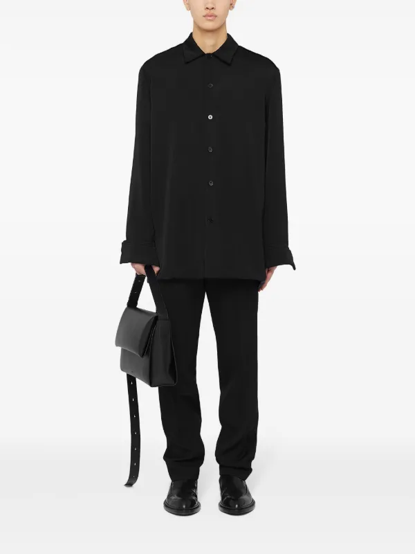 JILSANDER Long-Sleeve Shirt シャツ 24AW Jil Sander long-sleeve Shirt | Black | FARFETCH