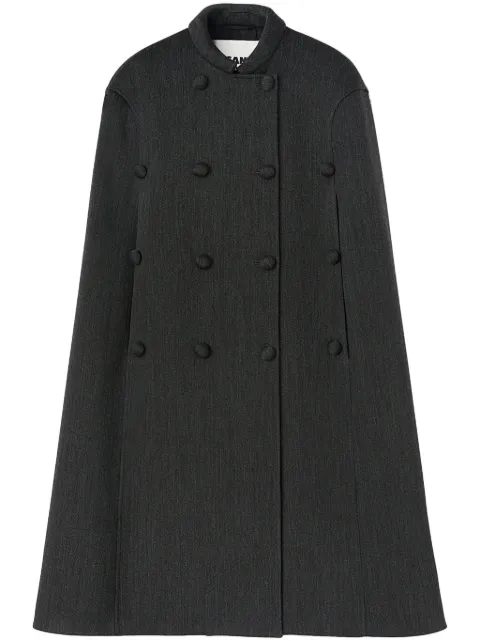 Jil Sander wool-blend cape