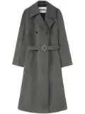 Jil Sander belted coat - Grey