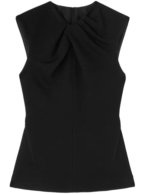 Jil Sander pleat-detailing sleeveless top