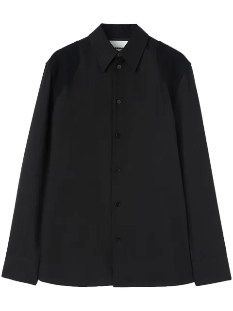 Jil Sander chamarra con bolsillos y botones