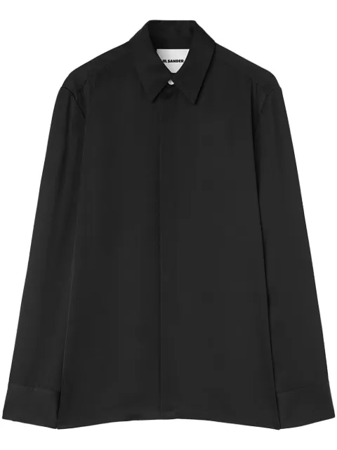 Jil Sander concealed-buttons shirt