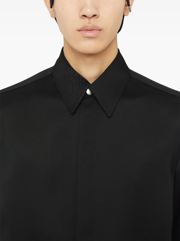 Jil Sander コンシールボタン シャツ | ブラック | FARFETCH JP