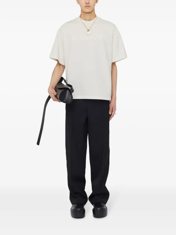 Jil Sander センタープレス パンツ | ブラック | FARFETCH JP