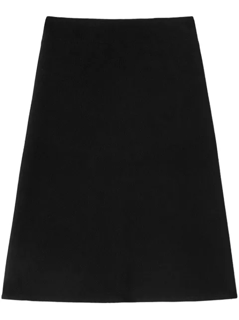 Jil Sander falda midi con diseño acampanado