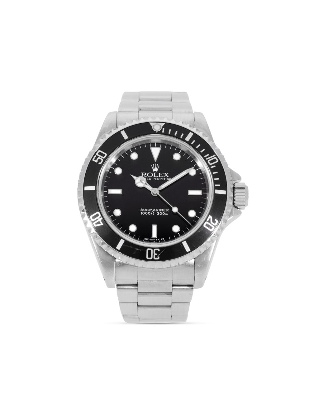 Pre-owned Rolex  Submariner 40mm In Black