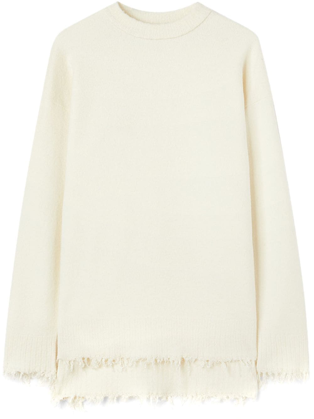 Jil Sander Crew-neck Jumper In White