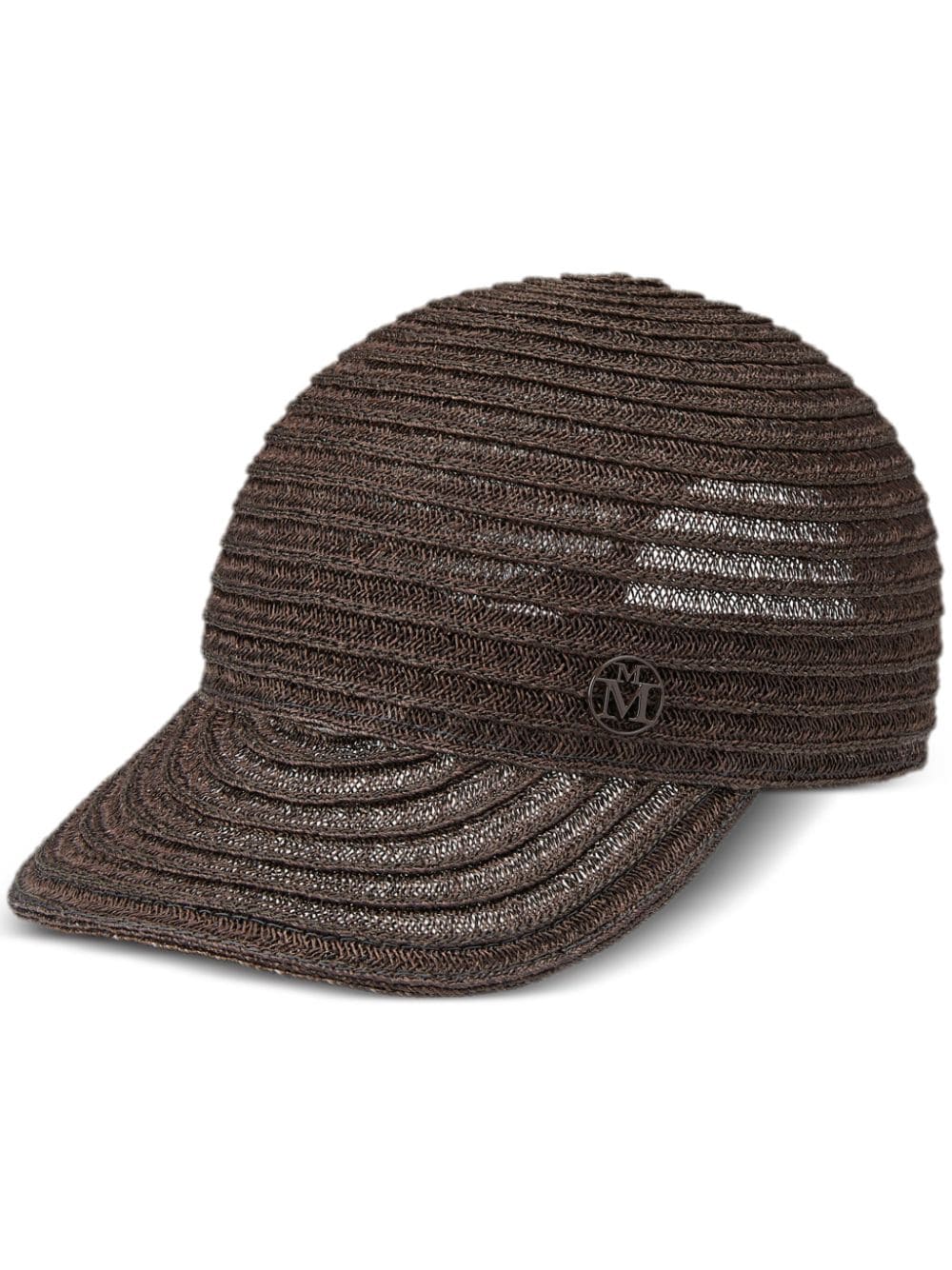 Maison Michel Cappello da baseball Tiger - Marrone