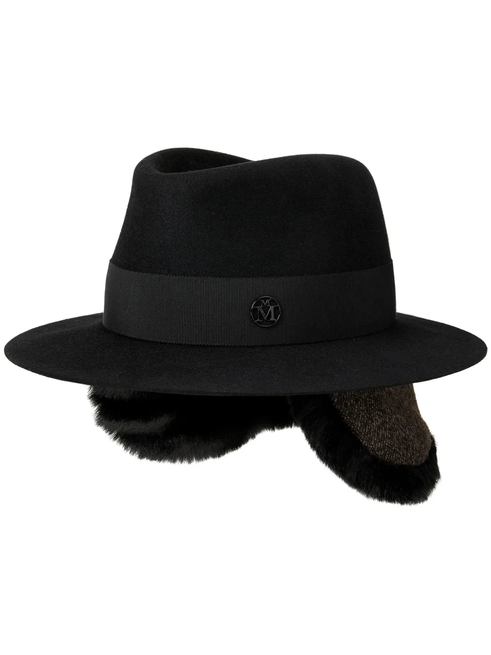 Andre strap-detail fedora hat