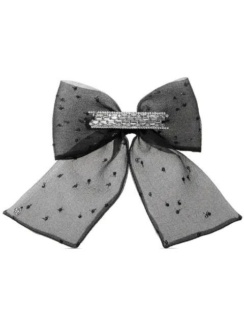 Maison Michel Willa crystal-embellished hair clip