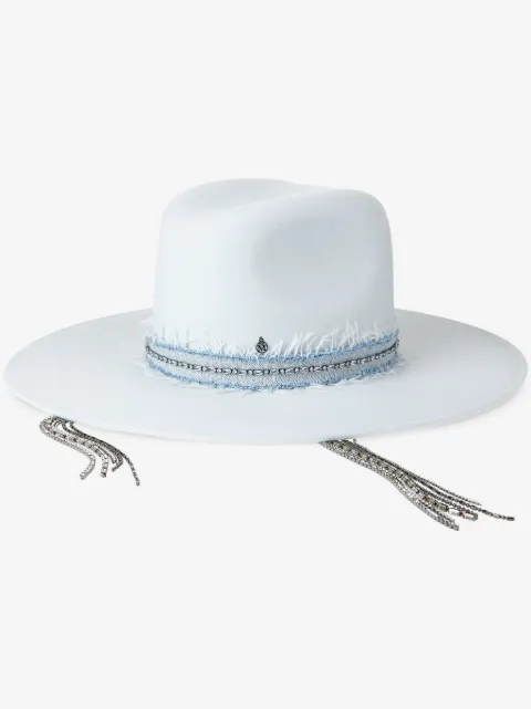 Maison Michel Eliza wool-felt fedora hat