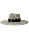 Maison Michel Charline wide-brim fedora hat - Neutrals